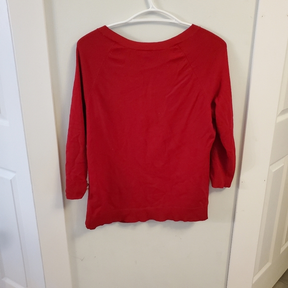 A red cardigan - Picture 2 of 3